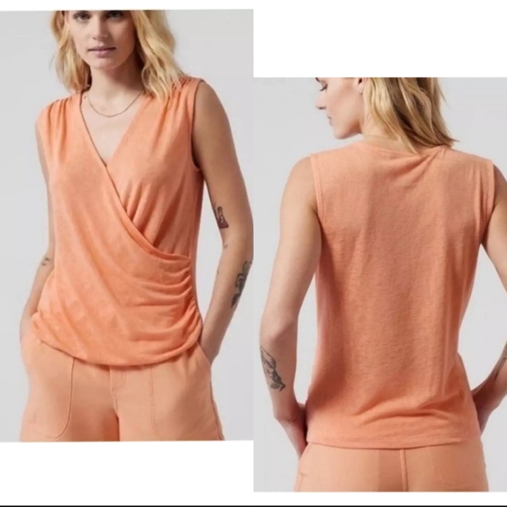 Athleta Breezy Wrap Tank Top